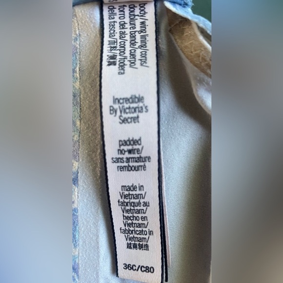 Victoria Secret push up, wireless bra SZ 36 C - Picture 5 of 8